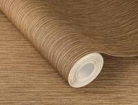 Rasch Tapete 537734 - Braune Vliestapete mit feiner Linien-Struktur, Kollektion