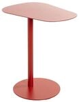 HAKU Beistelltisch Korallenrot Metall Couchtisch klein - Ma&szlig;e: B 53 x H 60 x T...