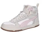 PUMA Unisex RBD Game Sneaker, Alpine Snow-Island Pink-Frosted Ivory, 42.5 EU
