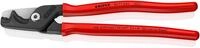 KNIPEX StepCut XL Kabelschere mit Stufenschnitt mit Kunststoff &uuml;berzogen br&uuml;niert