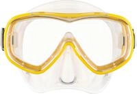 Cressi Jungen Tauchmasken PIUMETTA MASK, Clear/Gelb, 3-6 Jahre, DN200510