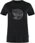 Fj&auml;llr&auml;ven Damen Abisko Wool Fox SS T-Shirt, Black/Iron Grey, S