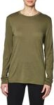 Fj&auml;llr&auml;ven Damen Abisko Wool LS T-Shirt, Black, XS