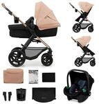 Kinderkraft MOOV 2 Kinderwagen 3 in 1 Kinderwagenset bis 22 kg mit Kindersitz I-SIZE