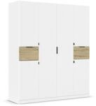 Rauch M&ouml;bel TICAO, Kleiderschrank, Farbe Wei&szlig;/Eiche Artisan, Breite 181 cm 