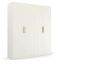 Rauch M&ouml;bel Skandi by Quadra Spin Schrank Dreht&uuml;renschrank, Wei&szlig;, 4-TRG., inkl. 2
