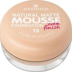 essence NATURAL MATTE MOUSSE FOUNDATION, Nr. 13, Nude, mattierend, abdeckend,