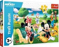 Trefl, Puzzle, Micky Mouse unter Freunden, Disney Mickey Mouse and Friends, 24
