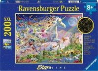 Ravensburger Kinderpuzzle - 12000872 Leuchtendes Schmetterlingseinhorn - 200...