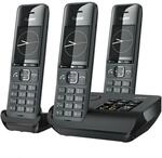 Gigaset Comfort 520A Trio - 3 Schnurlose DECT-Telefone mit Anrufbeantworter-
