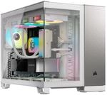 Corsair CC-9011289-Ww Computer Case Midi Tower Grigio, Bianco (corsair 2500x Micro
