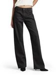 G-STAR Damen Judee Low Waist Loose Jeans Schwarz (Pitch Black D22889-B479-A810) 31W /