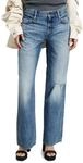 G-STAR Damen Judee Low Waist Loose Jeans Blau (Faded Denali Blue Destroyed
