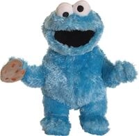 Living Puppets S703 Kr&uuml;melmonster Sesame Street Handpuppe, Blau