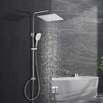 G&ouml;rbach Edelstahl Duschsystem Duschset ohne Armatur Regendusche &Uuml;berkopfbrauseset