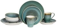 CreaTable, 25863, Serie Caldera Gr&uuml;n, 8-teiliges Geschirrset f&uuml;r 2 Personen,