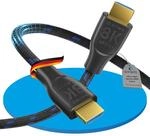 sonero PHC111-005 8K Ultra High Speed HDMI Kabel mit Ethernet, Nylongeflecht,