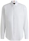 BOSS Herren Rickert M Regular-Fit Hemd aus Oxford-Baumwolle mit Button-Down-Kragen