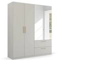 Rauch M&ouml;bel Skandi by Quadra Spin Schrank Dreht&uuml;renschrank, Grau, 4-TRG. mit