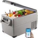 VEVOR 35 L Kompressor K&uuml;hlbox Edelstahl, Autok&uuml;hlschrank 12/24 V DC & 220 V AC,