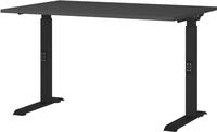 Germania Schreibtisch 7910-547, in Graphit, me. h&ouml;heneinst., 120 x 91 x 80 cm