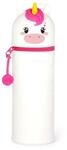 LEGAMI - 2-in-1 Weiche Silikontasche - Kawaii, Giraffe Schultasche, Tischstifthalter,