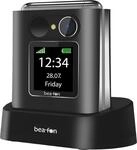 Beafon, silverline, Fold10, Klapphandy, SOS Notruftaste, XL Farbinnendiplay 2,2"