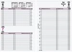 BIND B550325 Kalendereinlage f&uuml;r Tageskalender A5, Timer Einlage f&uuml;r Kalender Jahr