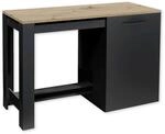 ADON K&uuml;cheninsel mit Arbeitsplatte Kochinsel Schwarz matt Artisan Eiche | 138 x 91 x