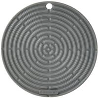 Le Creuset Runder Topflappen aus Silikon, ⌀ 20 cm, Flint, 93000230444200
