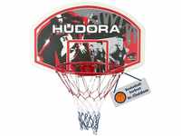 HUDORA Basketballkorb Set - Indoor & Outdoor Basketballkorb mit Brett -...