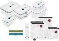 ZWILLING Fresh & Save Vakuum Starterset f&uuml;r Lebensmittel, 16-teilig, Pumpe, Dosen