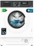 Cecotec Waschmaschine 8 kg Frontlader Bolero Dresscode 840 BI Inverter A, 1950 W,