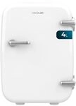 Cecotec Mini-K&uuml;hlschrank Bolero MiniCooling 4L Havanna White, Betrieb mit 12V-220V,