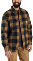 Carhartt Herren &Uuml;bergangsjacke Flannel Sherpa-Lined, Farbe:carhartt Brown, Gr&ouml;&szlig;e:S