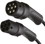 LogiLink E-Auto-Ladekabel, Typ 2, 3-phasig, 32 A, 22 kW, mit Tasche, 10 m