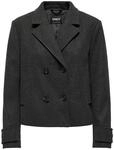 ONLY Damen Mantel ONLFREJA Life Short DB Jacket OTW NOOS 15320983,Dark Grey