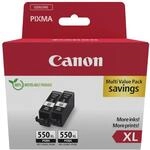 Canon PGI-550 XL Twin Vorteilspack 2 Tintenpatronen gr&ouml;&szlig;ere Reichweite XL (2X