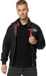Lonsdale Herren Jacke schmale Passform ACTON XS, Black