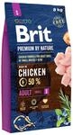 Brit Premium by Nature Adult S Trockenfutter f&uuml;r kleine Hunderassen,...