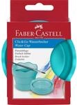 Faber-Castell 181580 - Wasserbecher CLIC & GO, t&uuml;rkis, 1 St&uuml;ck