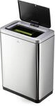 Durable Sensor M&uuml;lleimer NO TOUCH DUO 2x20L, M&uuml;lltrennsystem mit zwei
