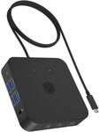ICY BOX USB-C Docking Station (12-in-1) f&uuml;r 3 Monitore (3x HDMI), 4K 60Hz,