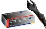 Meditrade Nitril&reg; Einweghandschuhe schwarz &ndash; puderfrei, latexfrei,...