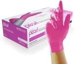 UNIGLOVES - Magenta PEARL&reg; Passgenaue Einweghandschuhe aus Nitril 