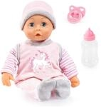 Bayer Design 93824CF Baby Puppe mit Ger&auml;uschen, weicher K&ouml;rper, Spielpuppe 38 cm,