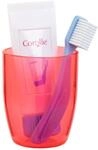 Corolle Ma Zahnputzset, blau, 3 Teile, Zahnb&uuml;rste, Zahnpastapasta, Becher, f&uuml;r alle