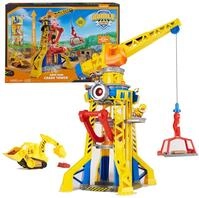 Rubble & Crew - Kran-Spielset Baupfoten Hof 68 cm, mit Rubble-Figur,