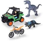 Dickie Toys - Spielzeugautos Dino Explorer - Dinosaurier Spielzeug mit 2...
