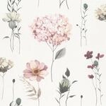 Rasch Tapete 300642 - Wei&szlig;e Vliestapete mit bunten Blumen und Bl&uuml;ten in